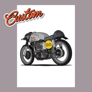 Custom Motorbike Print